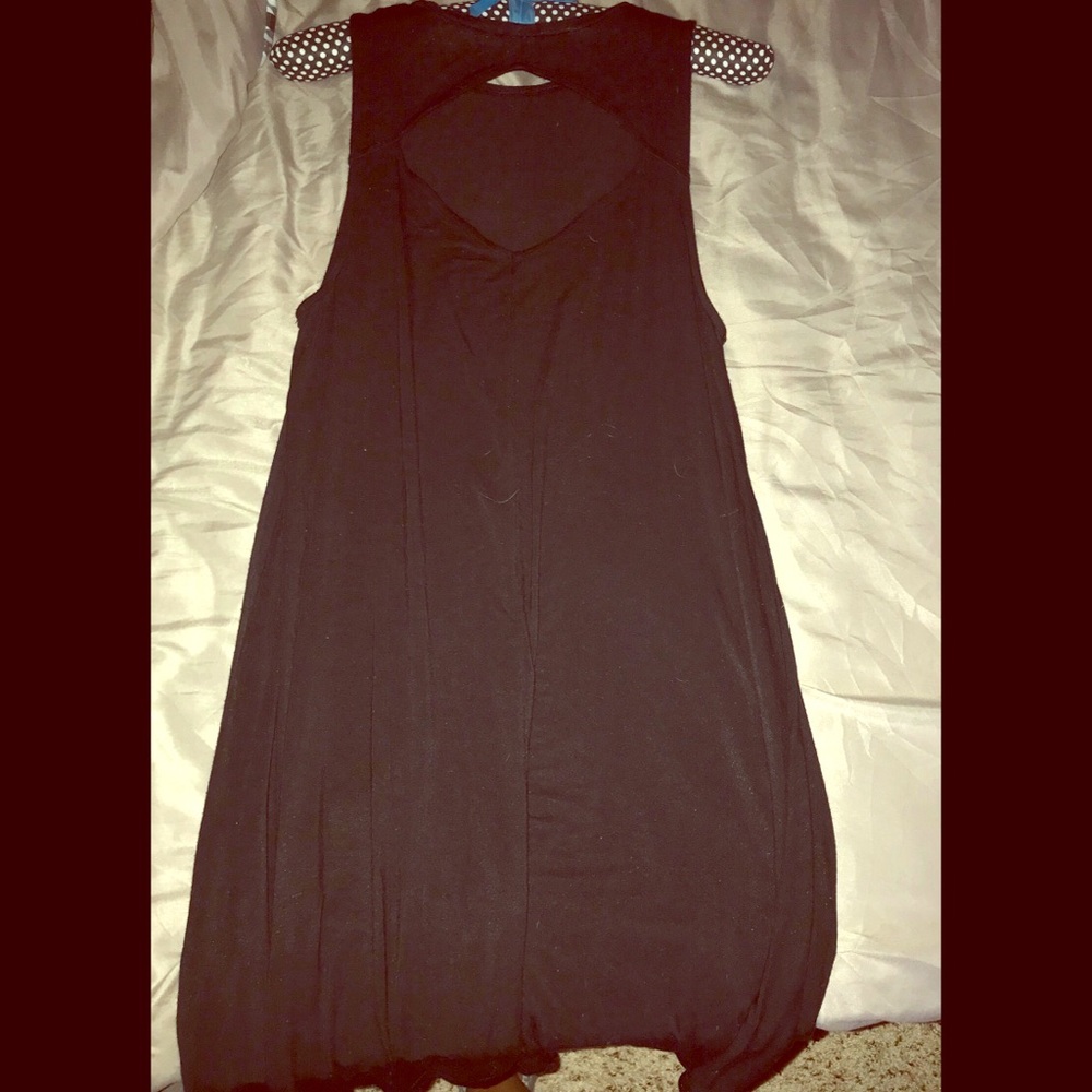 American Eagle Soft & Sexy Black Dress w/open back